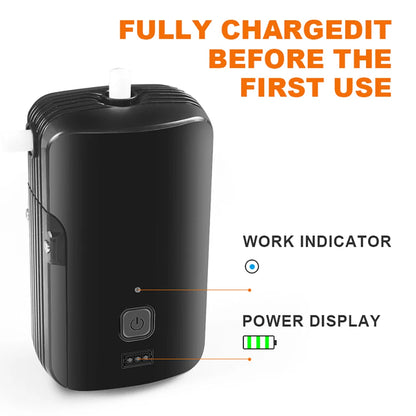 Portable Outdoor Shower with Waterproof Electric Shower Pump 2-Level Water Flow for Camping Backpacking Travel Pet Bathing