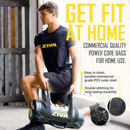 Power Sandbag – Pre-Weighted Training Bag with Multiple Handles for Full-Body Strength & Conditioning – Heavy-Duty, No-Fill Needed (10–50 Lb)