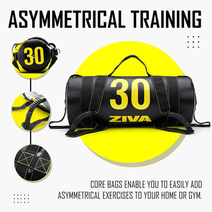 Power Sandbag – Pre-Weighted Training Bag with Multiple Handles for Full-Body Strength & Conditioning – Heavy-Duty, No-Fill Needed (10–50 Lb)