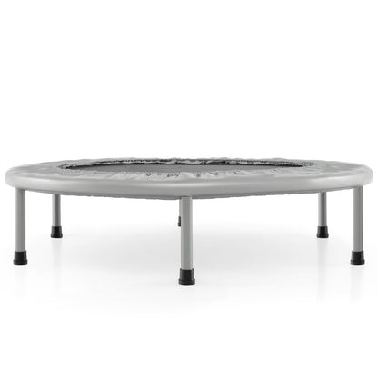 Foldable Mini Trampoline with Springs and Padded Cover