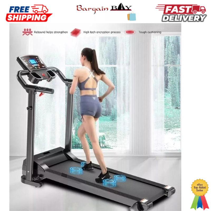 Treadmill Running Jogging Machine Electric Motorized Folding Fitness Home Gym UK