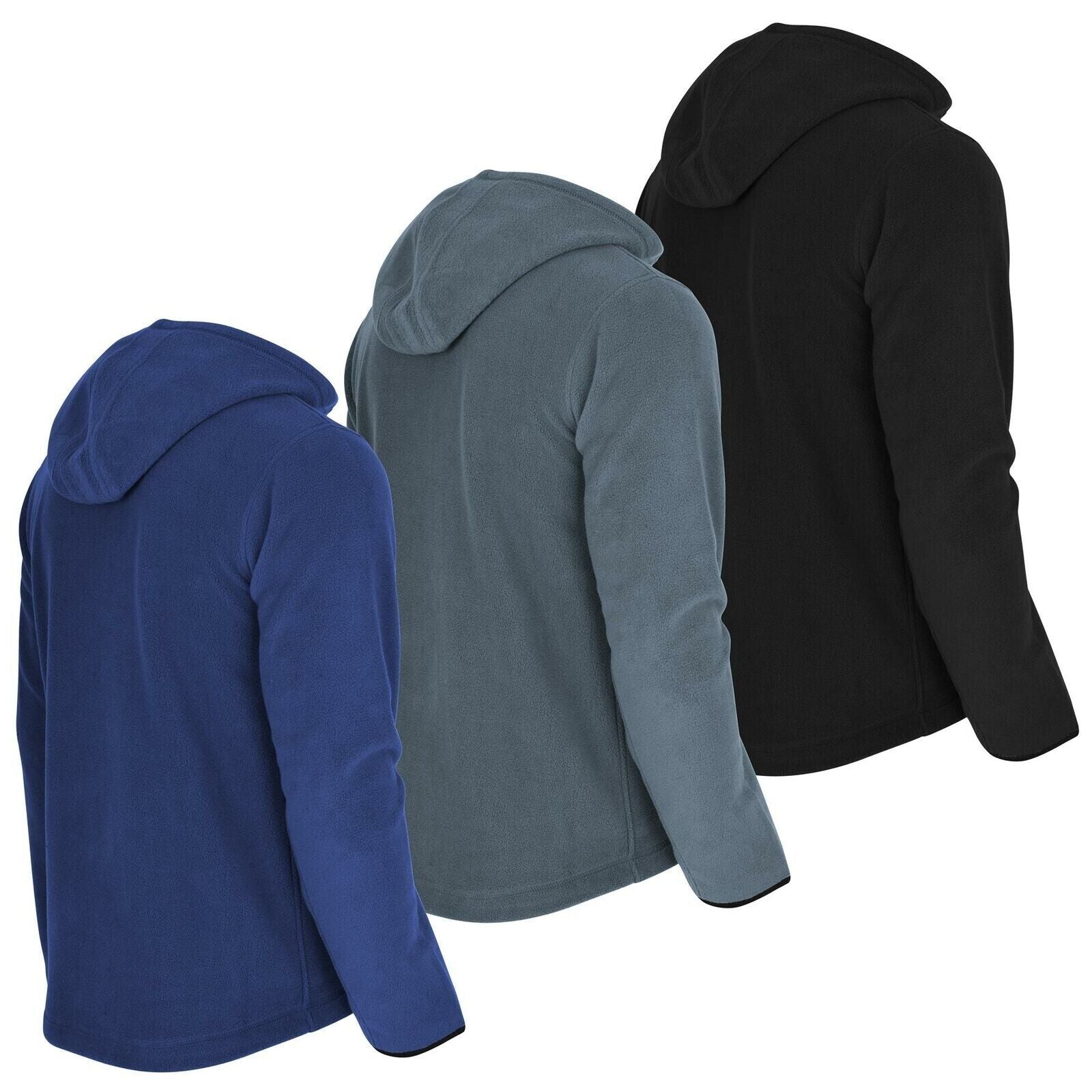 Men Casual Coat Tactical Recon Fleece Jacket Full Zip Army Hoodie Combat Hoody