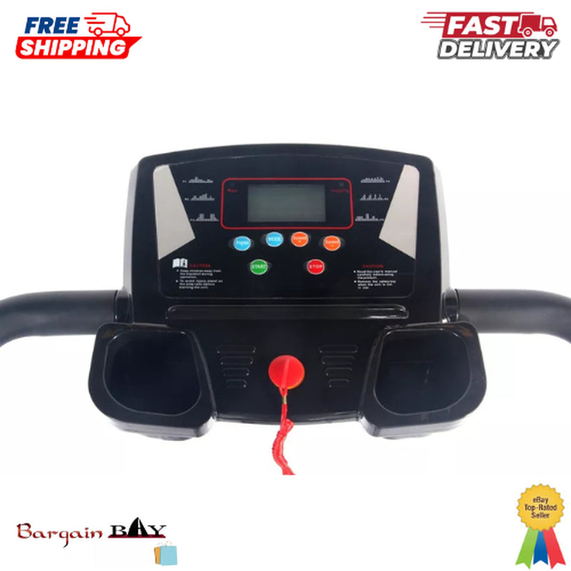 Treadmill Running Jogging Machine Electric Motorized Folding Fitness Home Gym UK