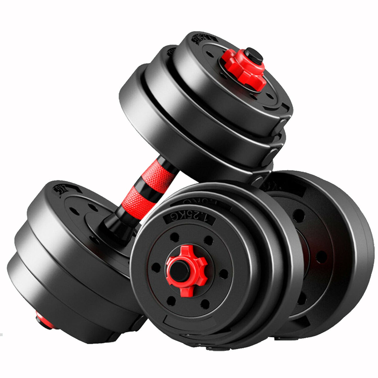 10KG/30KG DUMBBELLS PAIR GYM WEIGHTS BARBELL/DUMBBE
