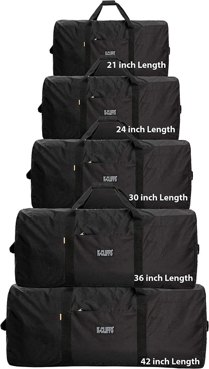 Heavy Duty Cargo Duffel Large Sport Gear Drum Set Equipment Hardware Travel Bag Rooftop Rack Bag