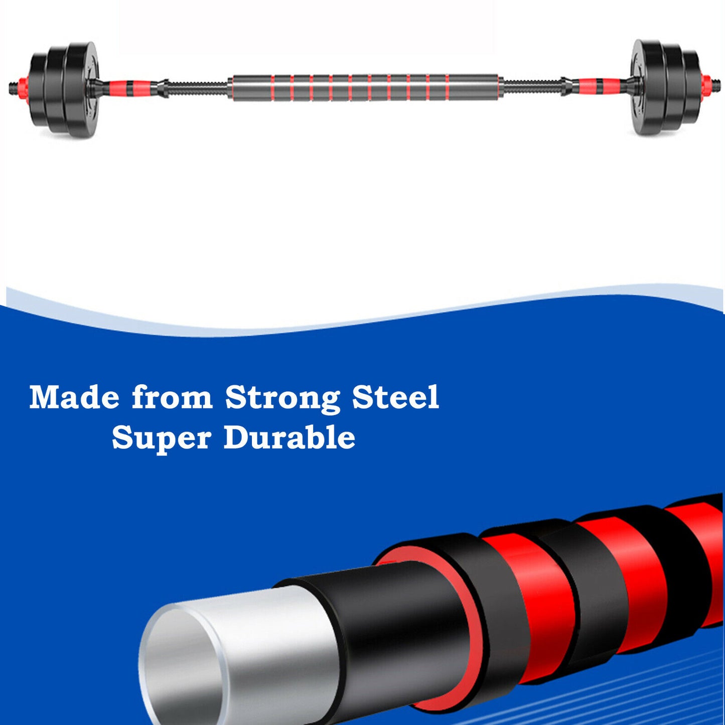 10KG/30KG DUMBBELLS PAIR GYM WEIGHTS BARBELL/DUMBBE